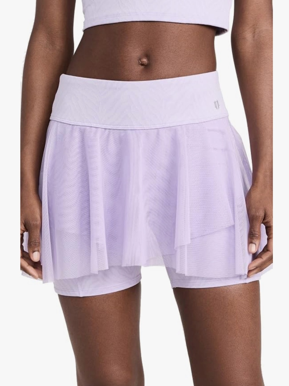 EleVen by Venus Williams Outskirt Mesh Skort in Wisteria Sporty Athletic Tennis